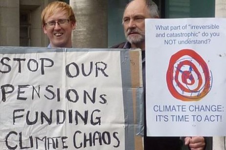Stop our pensions funding climate change