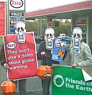 Halloween protest in Clifton